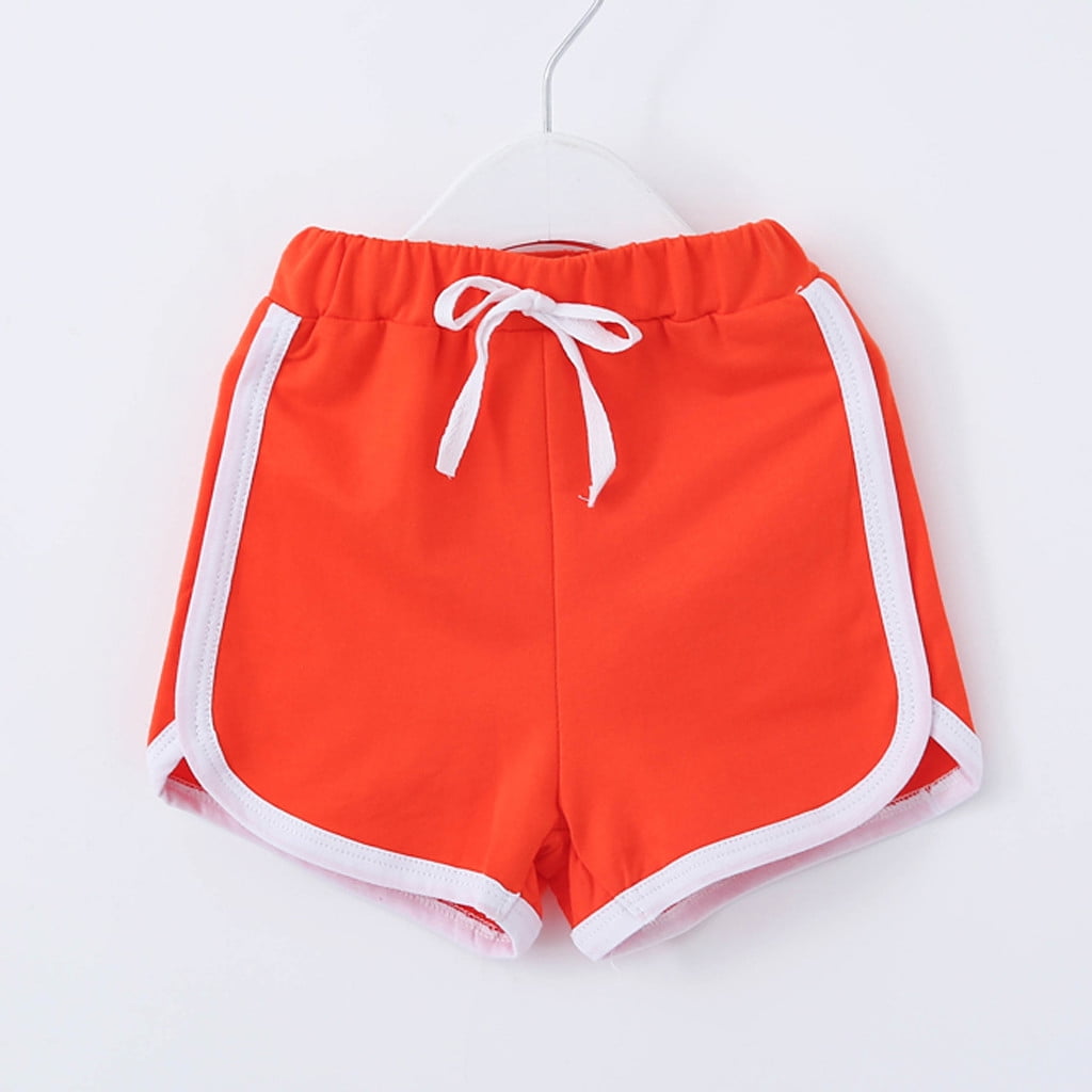 Tengma Toddler Kids Girls Athletic Shorts Summer Children Boy Girl Candy Colors Casual Shorts