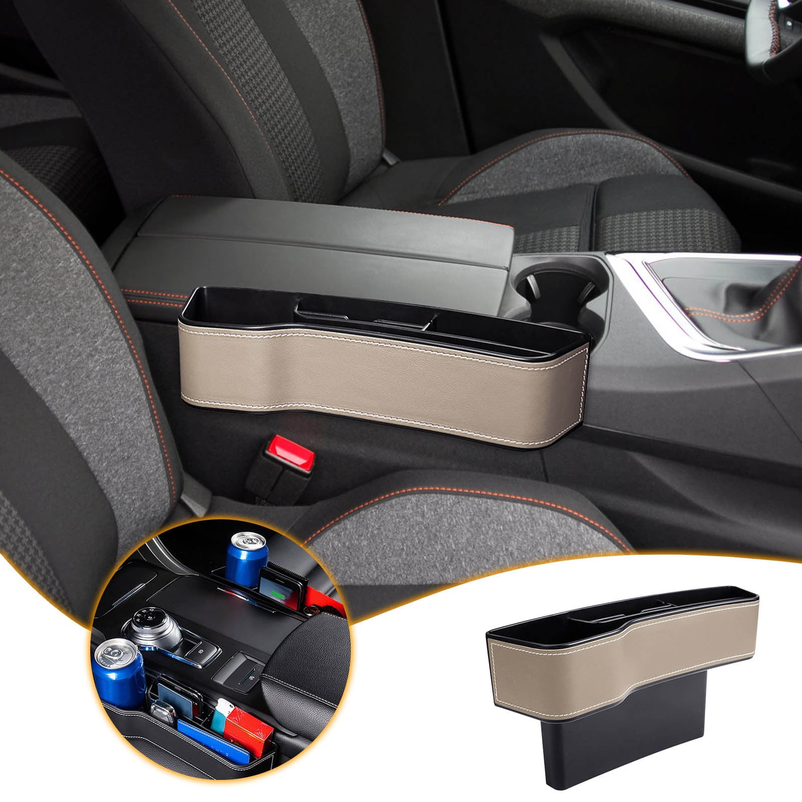 Tengw Good Quality Car Seat Hollow Organizer Multifunctional Organizer