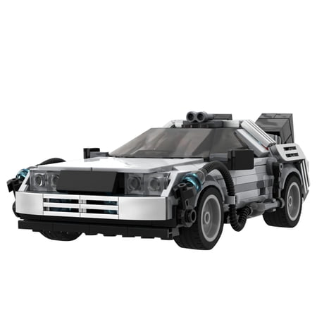 Tenhorses Time Travel Car Block Building Set, Plastic, 389 Pieces