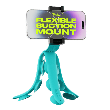 Tenikle - PRO Bendable Suction Cup Tripod Mount - Teal