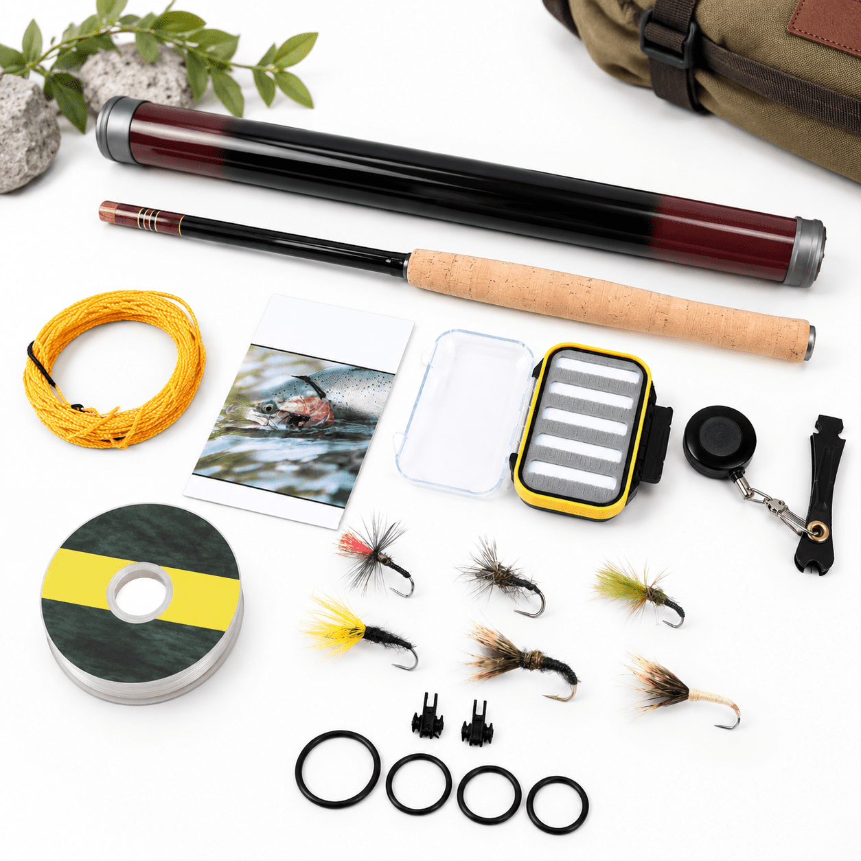 Tenkara Fly Fishing Rod Combo, 10ft, Lightweight Carbon Fiber Rod with ...