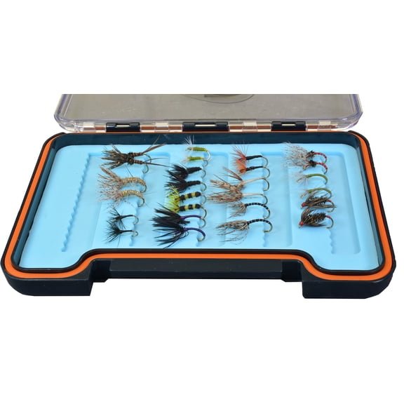 Tenkara Fly Pro Assortment - 26 Count with Silicone Fly Box
