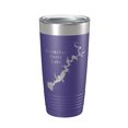 thumbnail image 1 of Tenkiller Ferry Lake Map Tumbler Travel Mug Insulated Laser Engraved Coffee Cup Oklahoma 20 oz Purple, 1 of 1