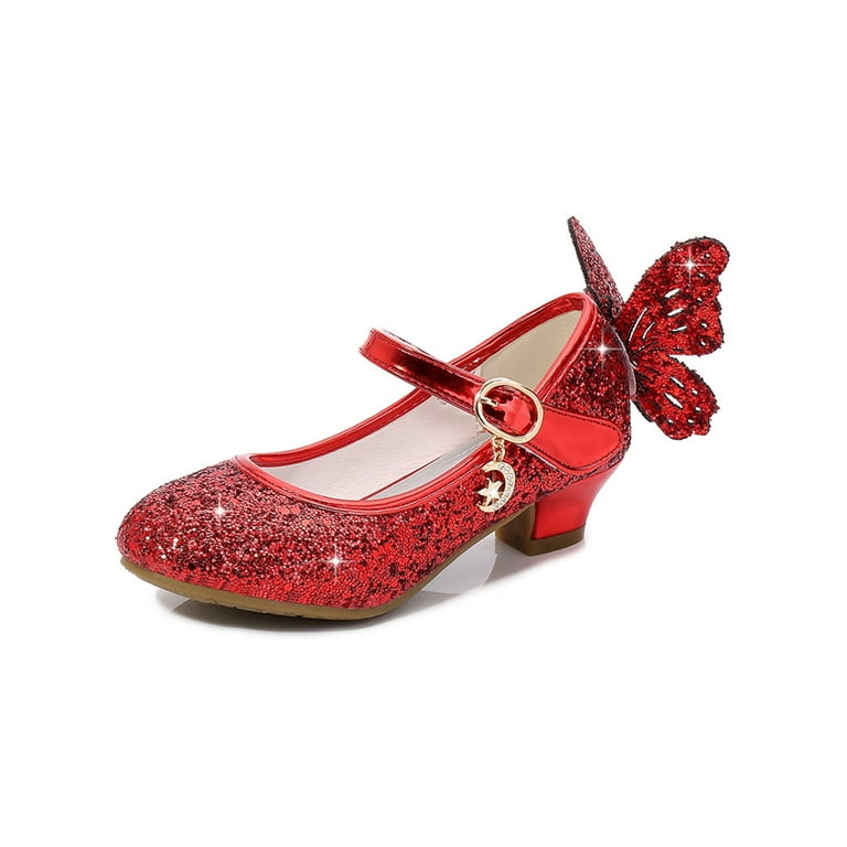 Kids deals red pumps