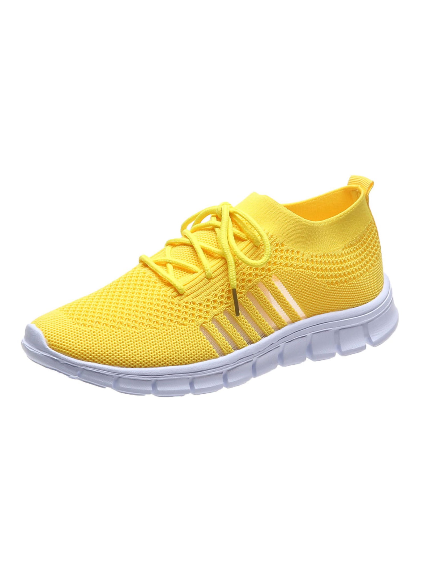 Ladies yellow shop trainers