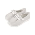 thumbnail image 1 of Tenmix Women Canvas Loafers-Anti Slip Ladies Casual Shoes Lace Up Walking Sneakers Size 4.5-10.5, 1 of 6