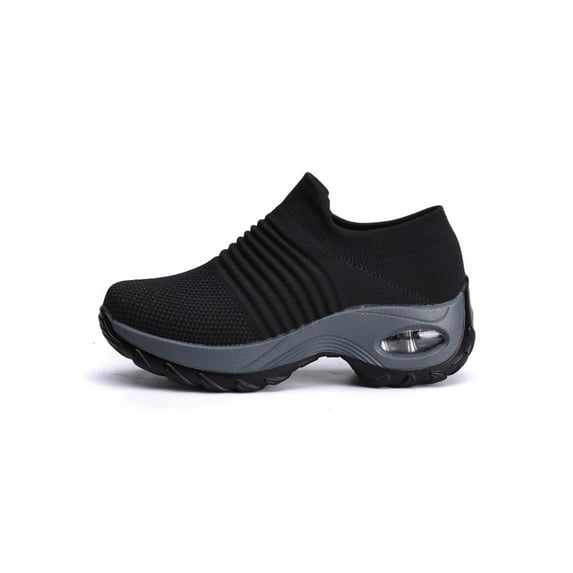 Tenmix Women's Walking Shoes Slip-on - Sock Sneakers Ladies Nursing Work Air Cushion Mesh Casual Running Jogging Shoes