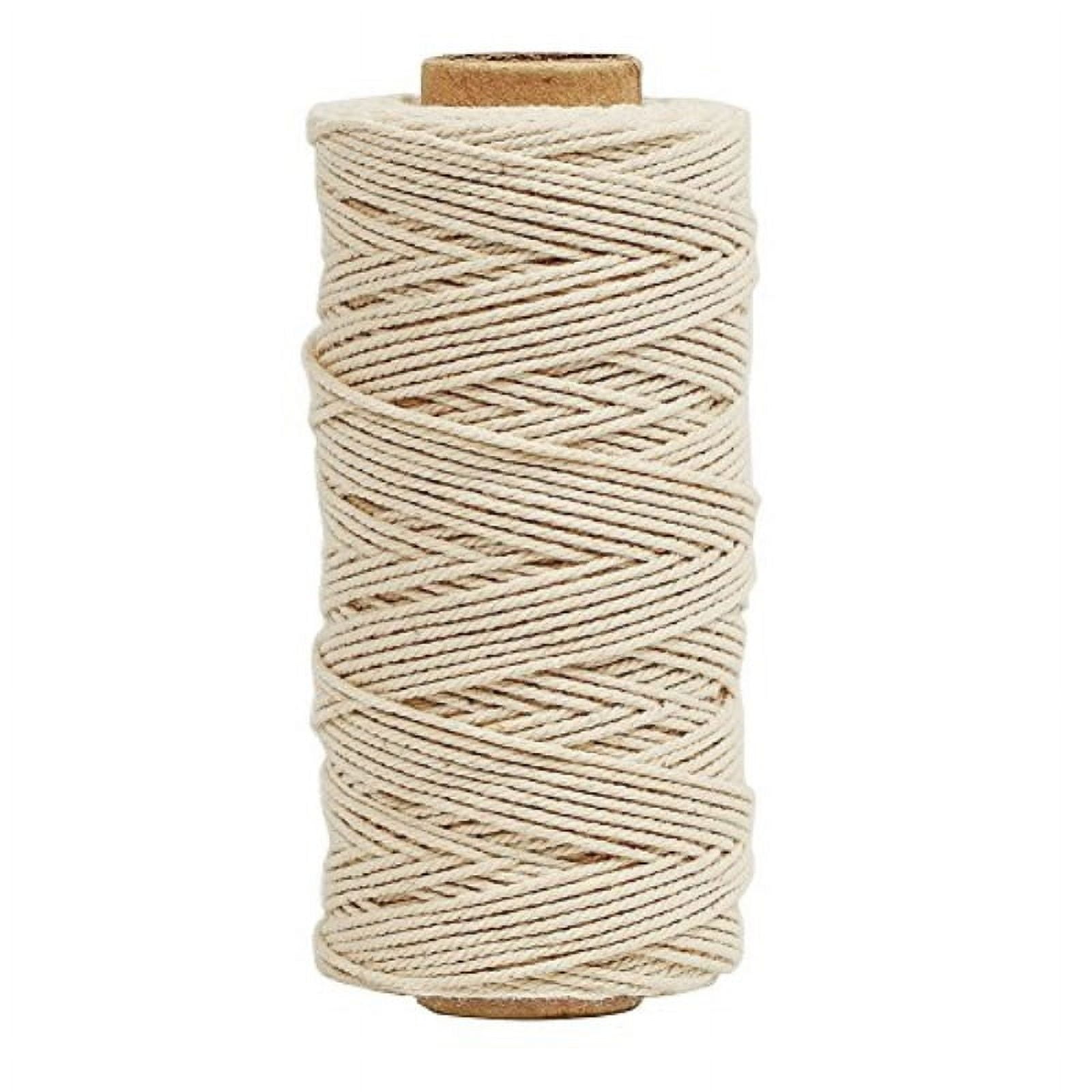 Vivifying 656 Feet 3Ply Cotton Bakers Twine Food Safe Cooking String for Tying Meat Making Sausage
