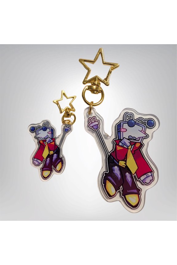 Tenna, Deltarune 2.5in Keychain, Dual Face (1 keychain)