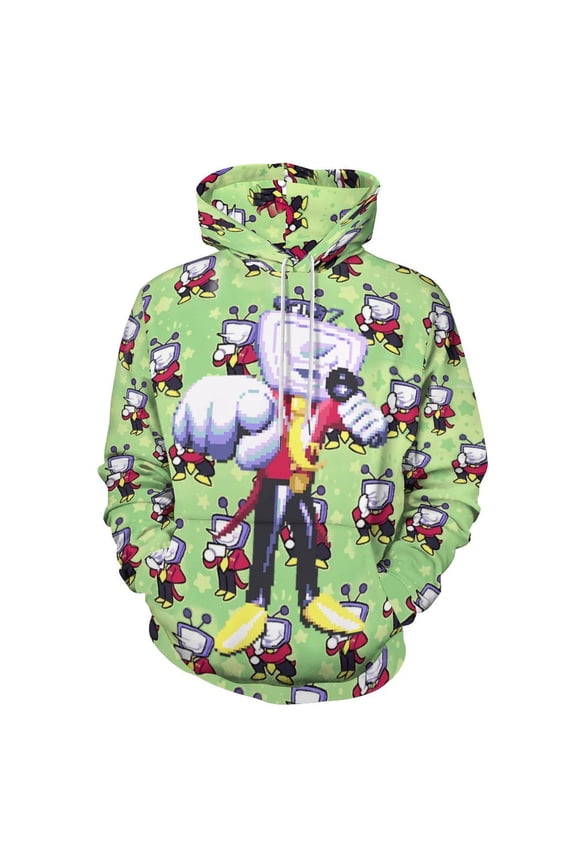 Tenna TV Deltarun Pullover Hoodie Casual Hooded Long Sleeves Sweatshirts Women Men