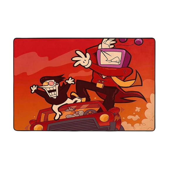 Tenna TV Deltarune Area Rugs 36 x 24 in Washable Cover Floor Mat Memory Foam Carpet Non-Slip Indoor Rug Carpet Bathroom Decor Kitchen Bedroom