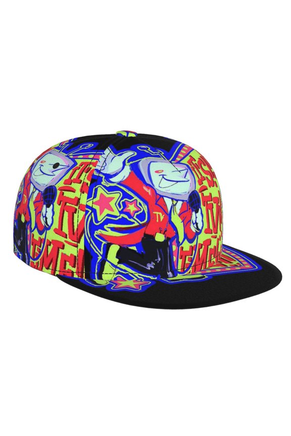 Tenna TV Deltarune Brim Bill Baseball Cap Adjustable Snapback Hat Hip Hop Dad Caps Men Women