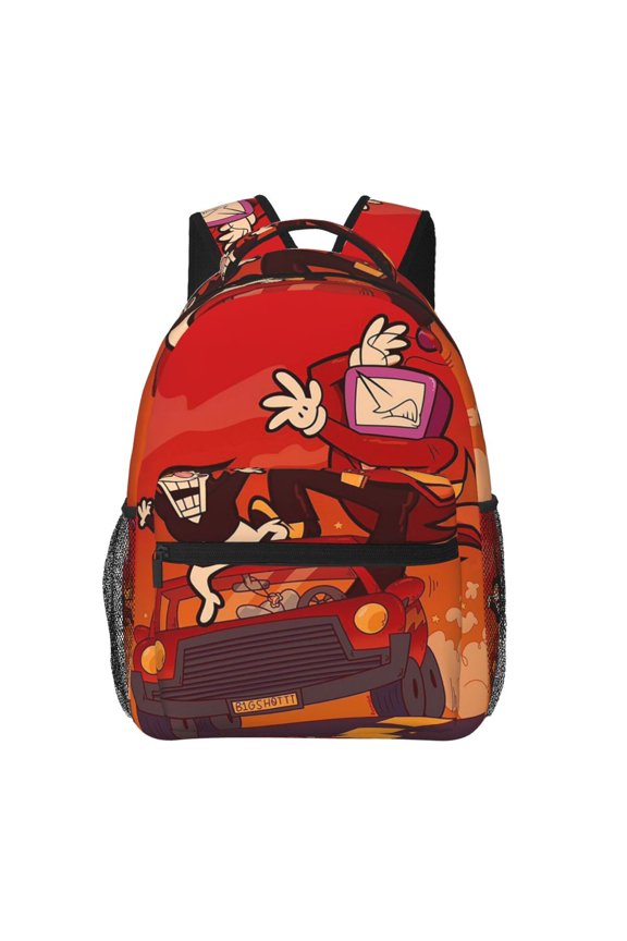 Tenna TV Deltarune Casual Backpack Laptop Shoulders Bag Daypack Bookbag Travel