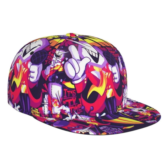 Tenna TV Time Deltarune Brim Bill Baseball Cap Adjustable Snapback Hat Hip Hop Dad Caps Men Women