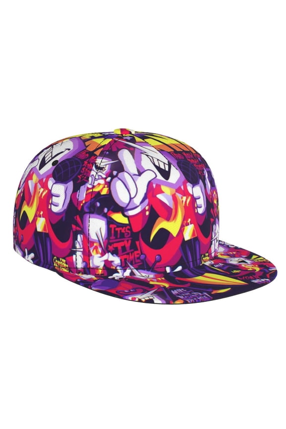 Tenna TV Time Deltarune Brim Bill Baseball Cap Adjustable Snapback Hat Hip Hop Dad Caps Men Women