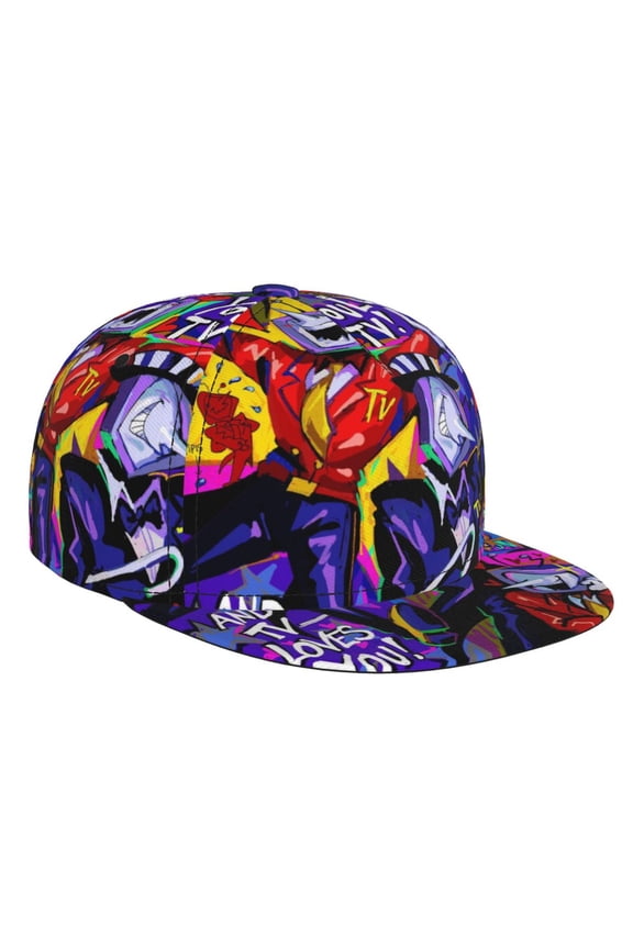 Tenna TV Time Deltarune Brim Bill Baseball Cap Adjustable Snapback Hat Hip Hop Dad Caps Men Women