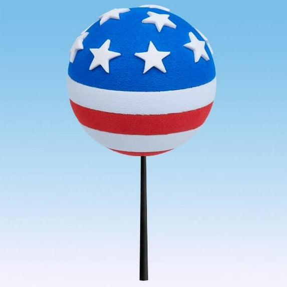 Tenna Tops Patriotic American USA Flag Car, Truck, SUV Antenna Ball Auto Accessory