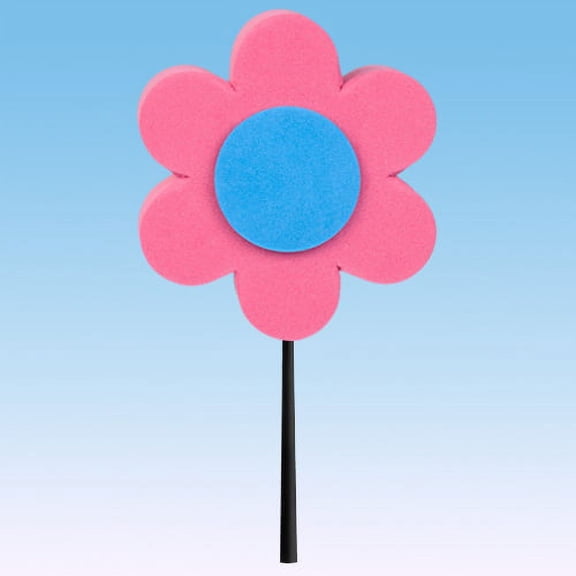 Tenna Tops Pink Daisy Flower Car Decor Antenna Topper Auto Accessory