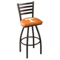 thumbnail image 1 of Tennessee Volunteers 25" Black Wrinkle Swivel Bar Stool with Ladder Style Back, 1 of 7