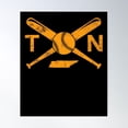 thumbnail image 1 of Tennessee Baseball Love Tn Baseball Tennessee Baseball Gear Poster Wall Art, Modern Wall Decor For Living Room Bedroom, 8x12 UNFRAMED, 1 of 3