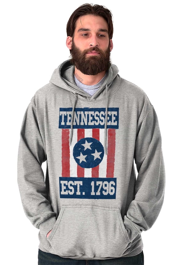 Tennessee Country Southern TN Flag Hoodie Sweatshirt Women Men Brisco Brands S