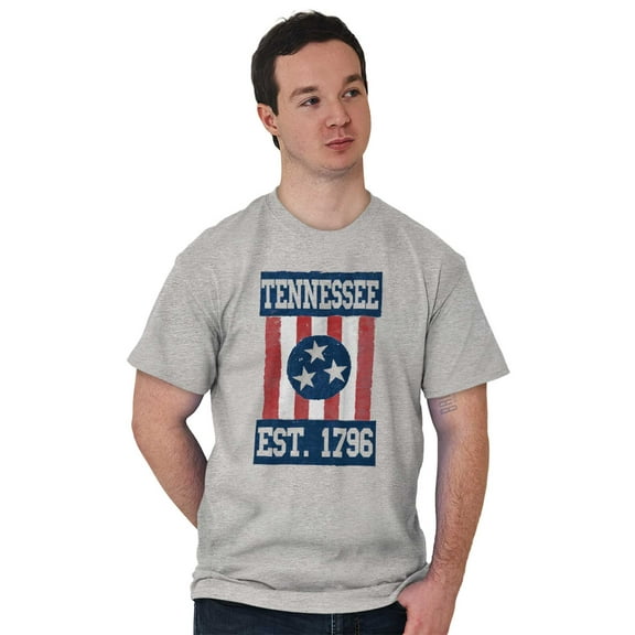 Tennessee Country Southern TN Flag Men's Graphic T Shirt Tees Brisco Brands S
