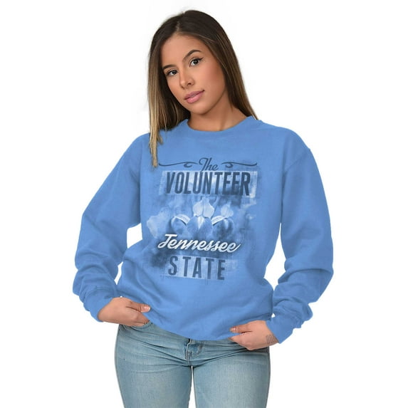 Tennessee Cute State Flower Souvenir Women Crewneck Sweatshirt Brisco Brands M