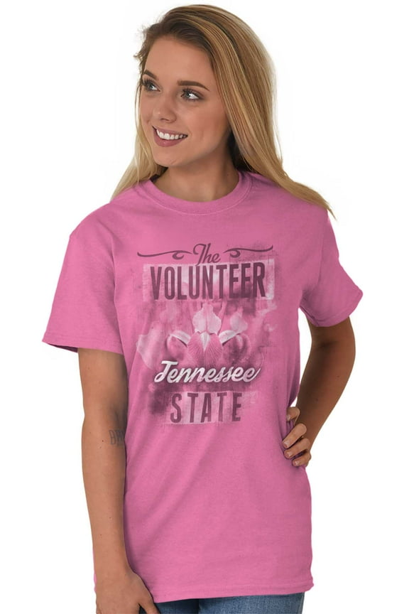 Tennessee Cute State Flower Souvenir Women's Graphic T Shirt Tees Brisco Brands S