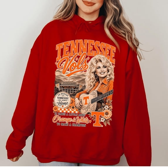 Tennessee Dolly Orange & White Country Music Vintage Western Graphic ...