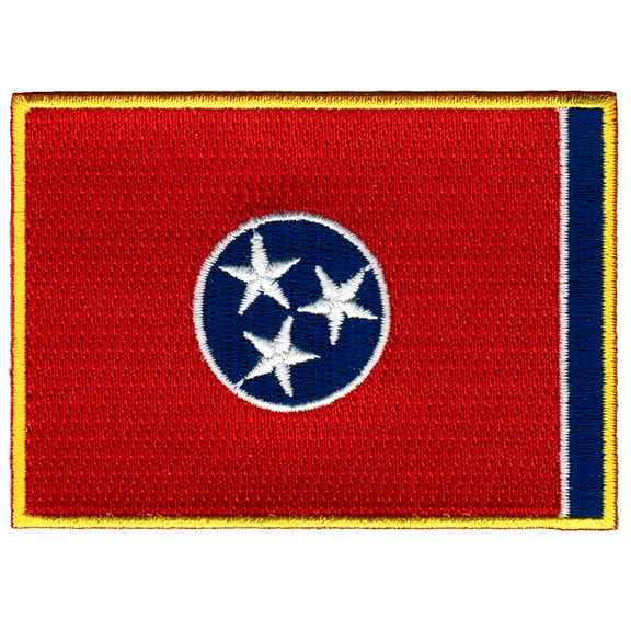 Tennessee Embroidered Iron-On Flag Patch