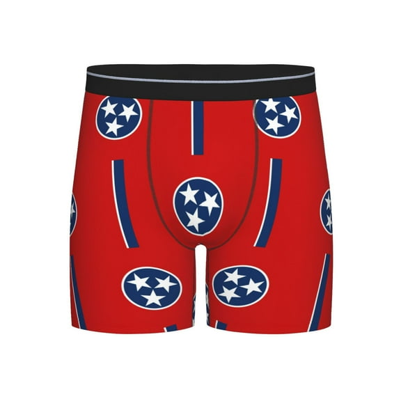Tennessee Flag Boxer Briefs Novelty Underwear With Fly Underwear For Men