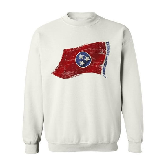 Tennessee Flag Design Sweatshirt Men -Image by Shutterstock, Male Large