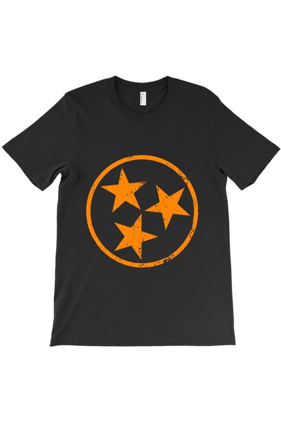 Tennessee Flag Distressed TN State Hooded, State Pride Graphic G22160 Unisex T-Shirt, Up to Size 5XL