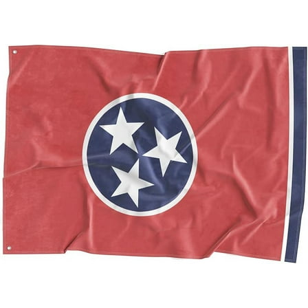 Tennessee Flag Polyester Fiber 3x5 Feet Flag, Bright Colors And Anti-ultraviolet Fade Flag Indoor Outdoor Banner