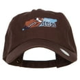 thumbnail image 1 of Tennessee Football State Map Embroidered Unstructured Cap - Brown OSFM, 1 of 5