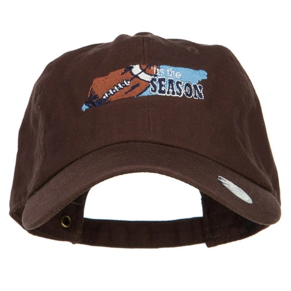 Tennessee Football State Map Embroidered Unstructured Cap - Brown OSFM