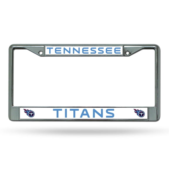 Tennessee Football Titans - Licensed Chrome Metal License Plate Frame