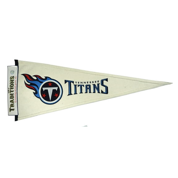 Tennessee Football Titans 13x32 Classic Traditions Wool Pennant - great for Dens, Rec Rooms and Offices