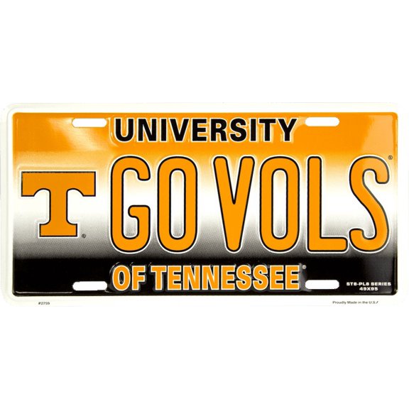 Tennessee GO VOLS novelty vanity license plate