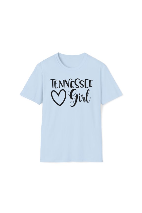 Tennessee Girl, Gildan Unisex Softstyle T-Shirt, State Graphic Tee, S-3XL
