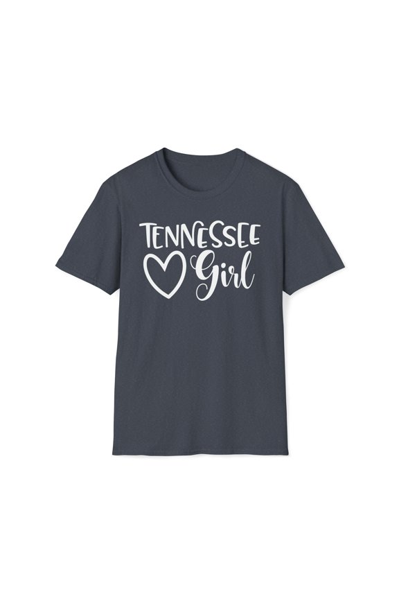 Tennessee Girl, Gildan Unisex Softstyle T-Shirt, State Graphic Tee, S-3XL