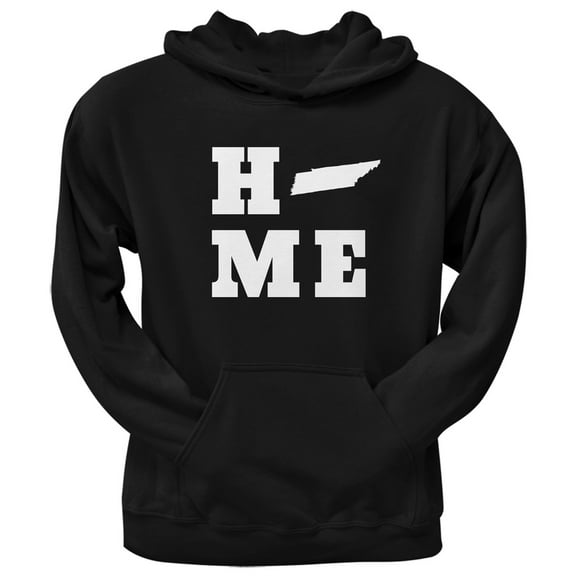 Tennessee Home Black Adult Hoodie - Large