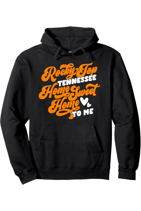 Tennessee Home Sweet Home Top Retro Printed Pullover Hoodies TN Throwback Classic Design Casual Sweatshirt Long Sleeve Hoodie