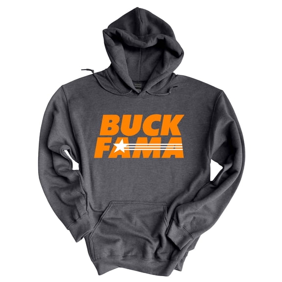 Tennessee Hoodie Football Team Color Tennessee Orange Tennessee Buck Fama Funny Rocky Top Mens Hooded Sweatshirt-Heather Grey-xl