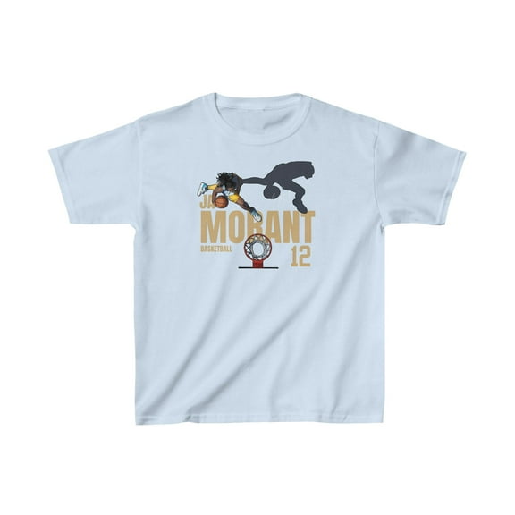 Tennessee Ja Morant #12 Cartoon Basketball fan Gifts Kids Cotton Tee