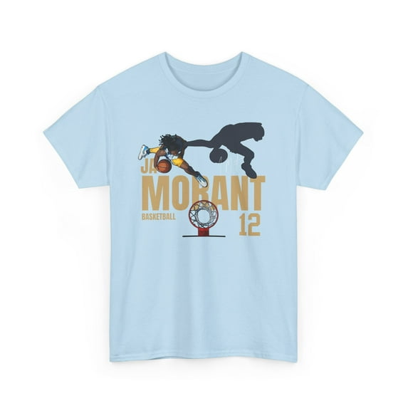 Tennessee Ja Morant #12 Cartoon Basketball fan Gifts Unisex Cotton Tee