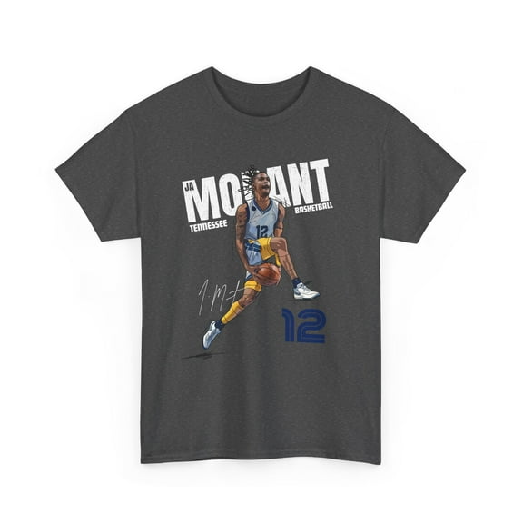 Tennessee Ja Morant #12 Jump Cartoon Basketball fan Gifts Unisex Cotton Tee