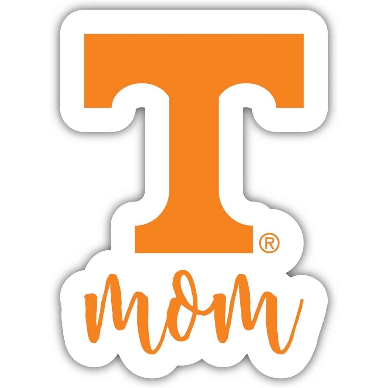 Tennessee Knoxville 4Inch Proud Mom NCAA Durable School Spirit Vinyl