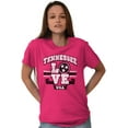 thumbnail image 1 of Tennessee Love TN Pride State Flag Women's Plus Size Graphic Tee Brisco Brands 5X, 1 of 3