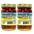 thumbnail image 1 of Tennessee Mountain Sourwood Honey with Honeycomb -Two Pack - Locally Harvested in Tennessee - 100% Pure, Raw and Unpasteurized - Two 16 oz Jars (454g), 1 of 3
